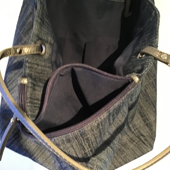 Bold Elements Bedazzled Denim Tote - Picture 3 of 6